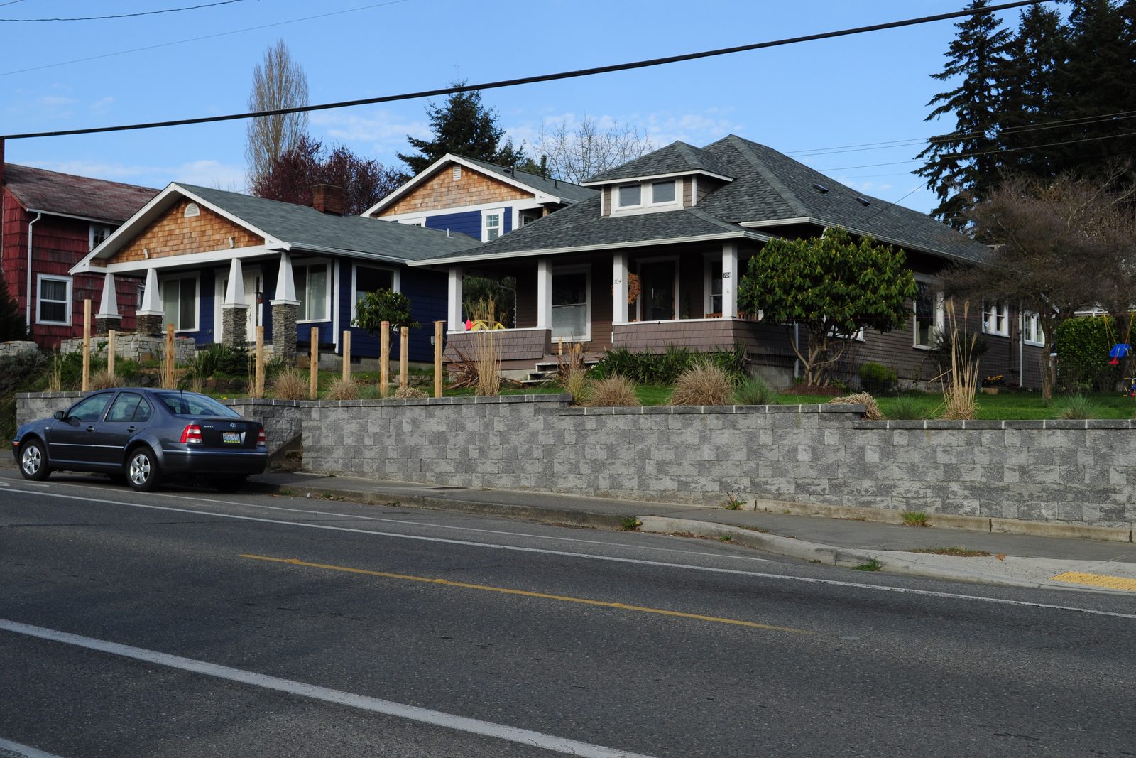 Craftsman bungalows on NE Puget Street in Olympia's Bigelow neighborhood
